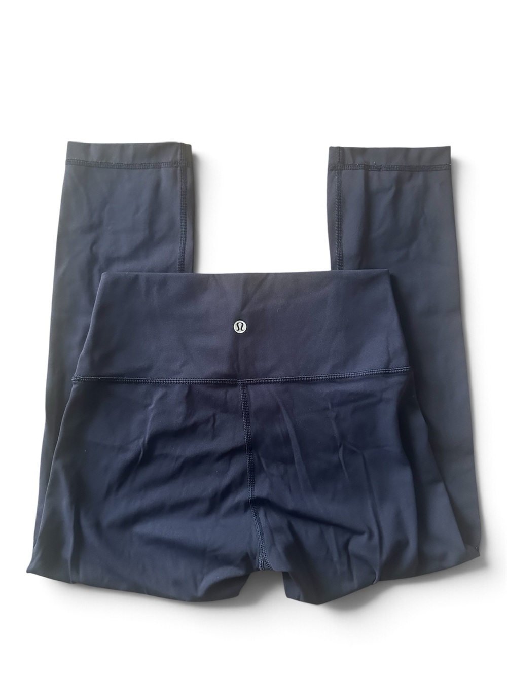 Lululemon Navy Blue High-Rise Crop Leggings, Size 6, 23” Inseam